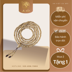 Vòng Tay Trầm Hương 216 Hạt Già Dầu 4 Li
